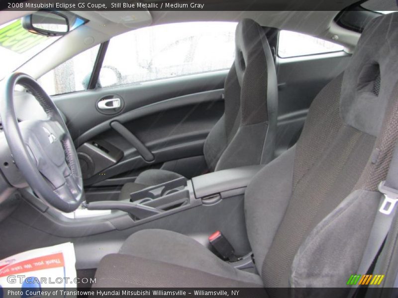 Still Blue Metallic / Medium Gray 2008 Mitsubishi Eclipse GS Coupe