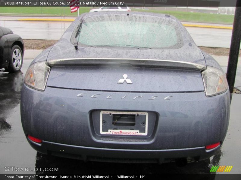 Still Blue Metallic / Medium Gray 2008 Mitsubishi Eclipse GS Coupe