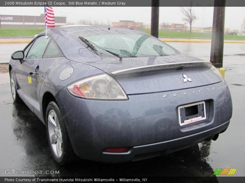 Still Blue Metallic / Medium Gray 2008 Mitsubishi Eclipse GS Coupe