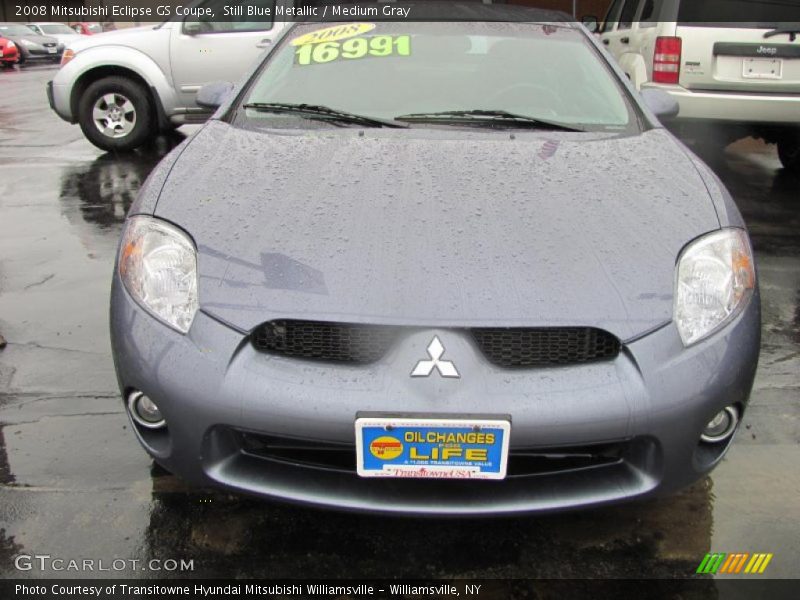 Still Blue Metallic / Medium Gray 2008 Mitsubishi Eclipse GS Coupe