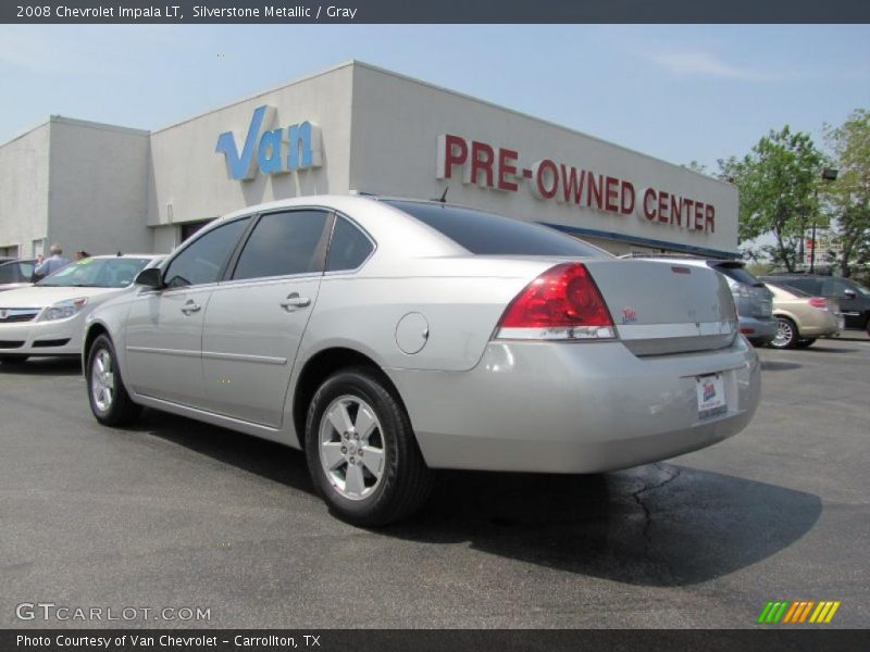 Silverstone Metallic / Gray 2008 Chevrolet Impala LT