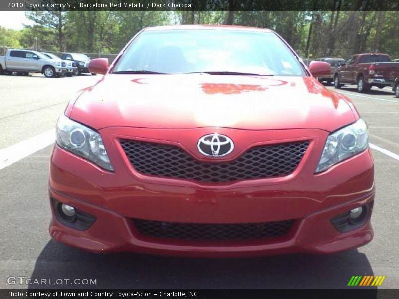 Barcelona Red Metallic / Dark Charcoal 2010 Toyota Camry SE