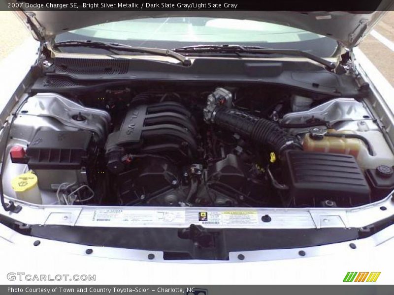 Bright Silver Metallic / Dark Slate Gray/Light Slate Gray 2007 Dodge Charger SE