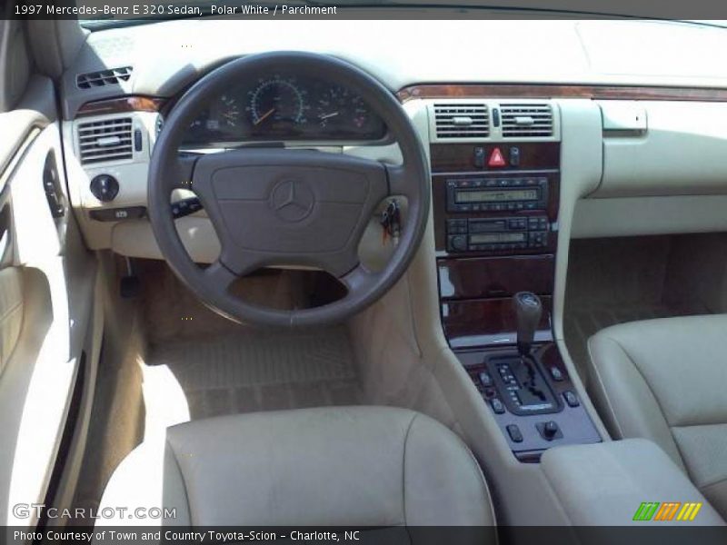 Polar White / Parchment 1997 Mercedes-Benz E 320 Sedan