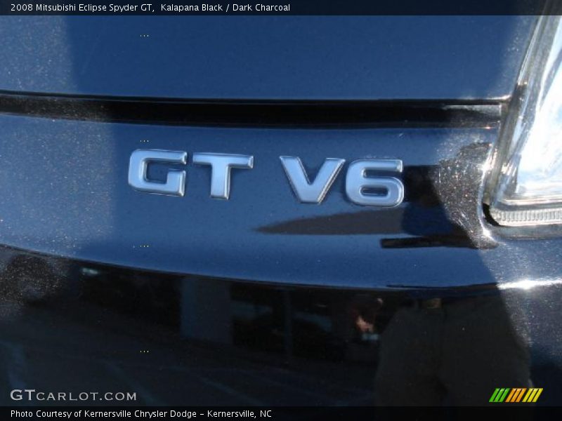 Kalapana Black / Dark Charcoal 2008 Mitsubishi Eclipse Spyder GT