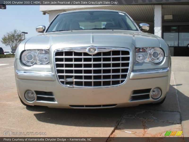 Satin Jade Pearlcoat / Dark Slate Gray/Light Slate Gray 2006 Chrysler 300 C HEMI