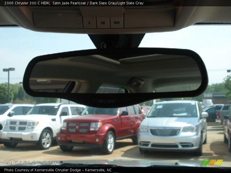 Satin Jade Pearlcoat / Dark Slate Gray/Light Slate Gray 2006 Chrysler 300 C HEMI