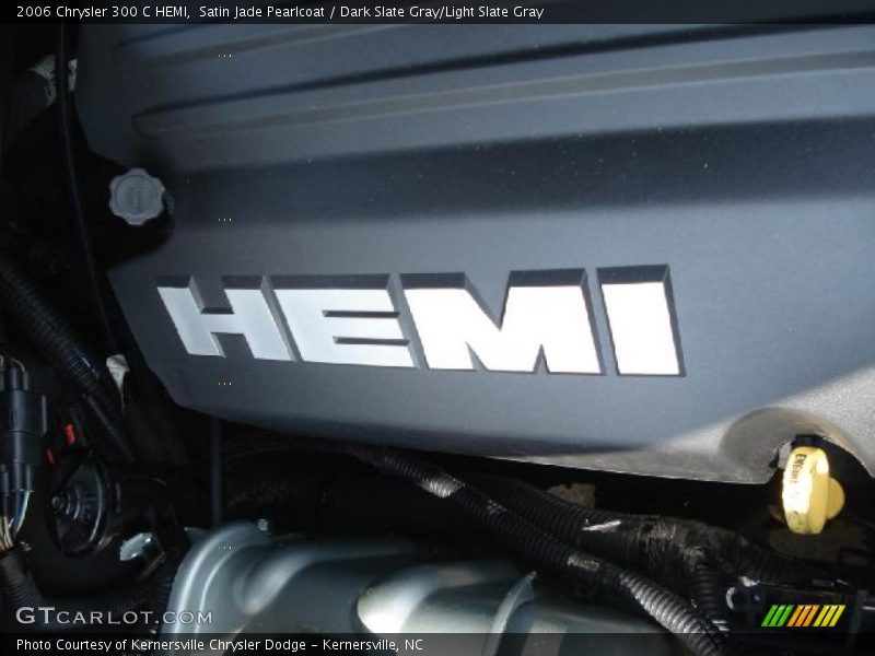 Satin Jade Pearlcoat / Dark Slate Gray/Light Slate Gray 2006 Chrysler 300 C HEMI