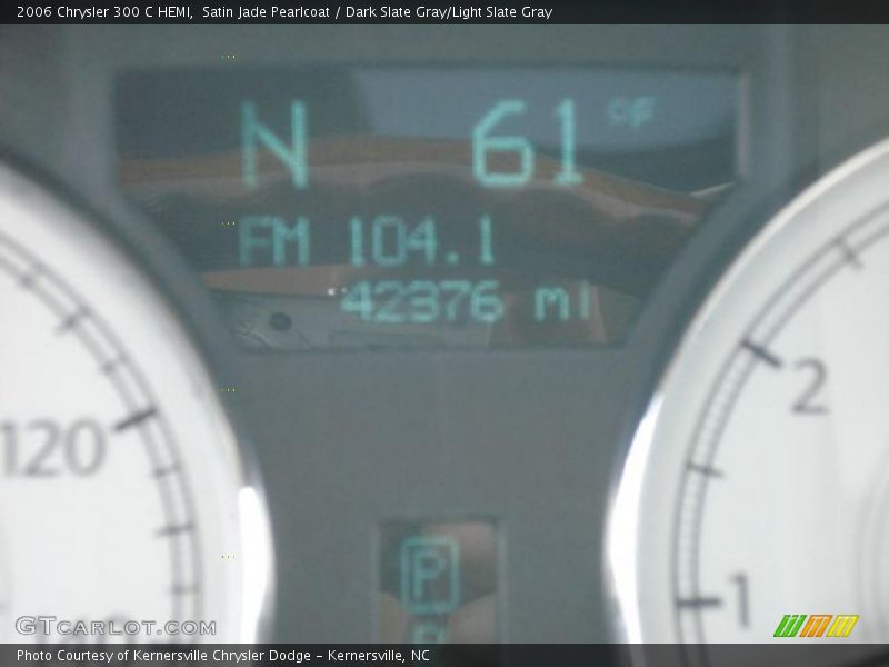 Satin Jade Pearlcoat / Dark Slate Gray/Light Slate Gray 2006 Chrysler 300 C HEMI