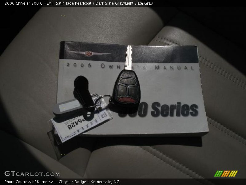 Satin Jade Pearlcoat / Dark Slate Gray/Light Slate Gray 2006 Chrysler 300 C HEMI