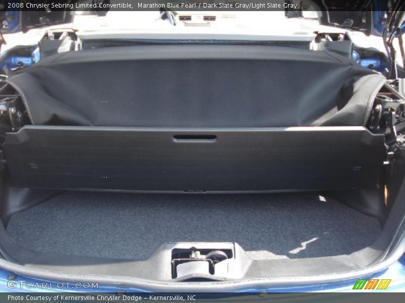 Marathon Blue Pearl / Dark Slate Gray/Light Slate Gray 2008 Chrysler Sebring Limited Convertible