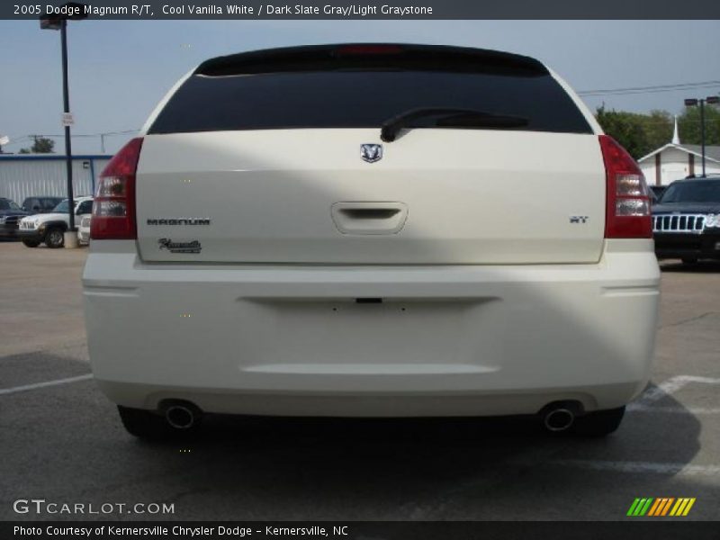 Cool Vanilla White / Dark Slate Gray/Light Graystone 2005 Dodge Magnum R/T