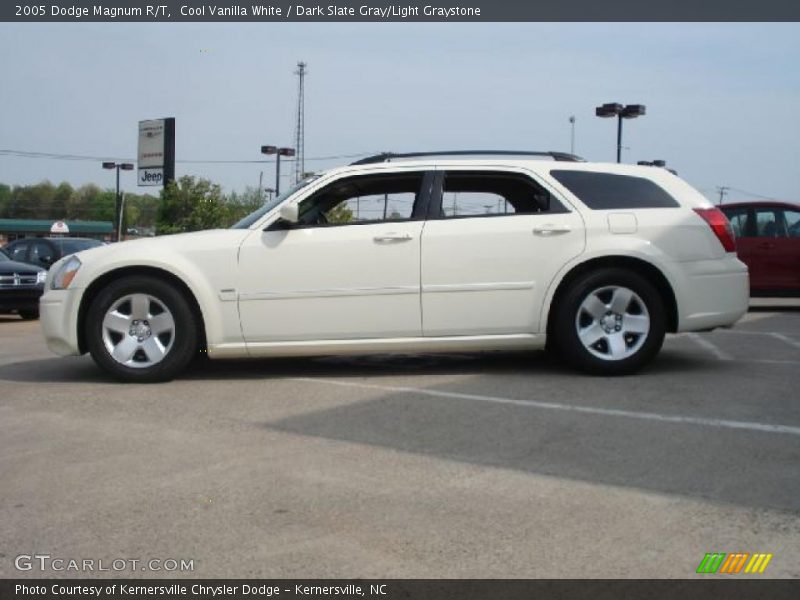 Cool Vanilla White / Dark Slate Gray/Light Graystone 2005 Dodge Magnum R/T