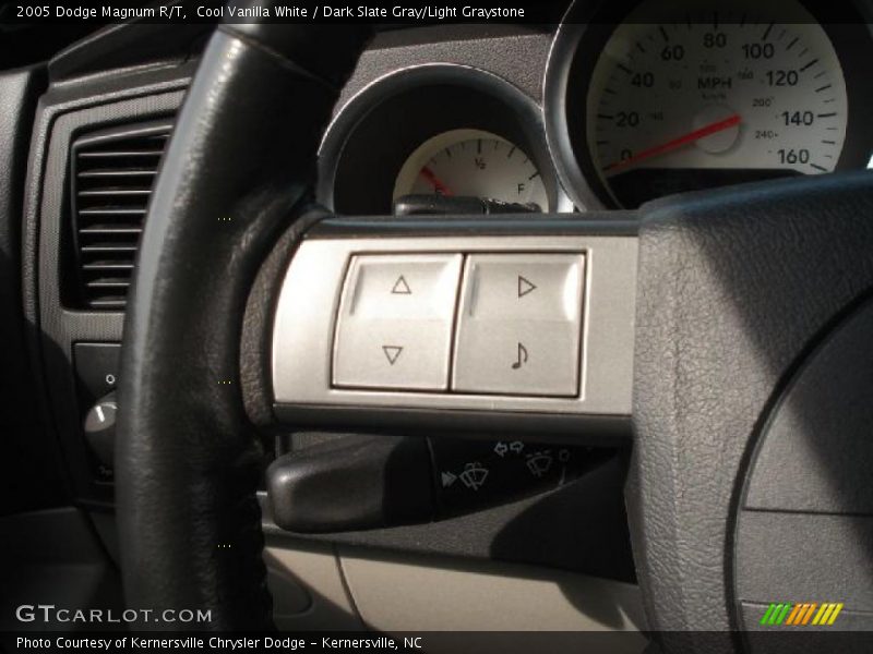 Cool Vanilla White / Dark Slate Gray/Light Graystone 2005 Dodge Magnum R/T