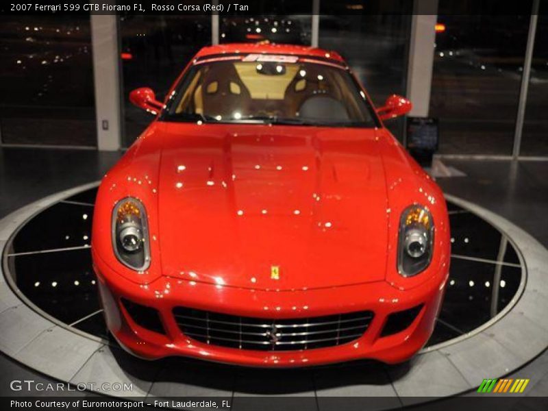 Rosso Corsa (Red) / Tan 2007 Ferrari 599 GTB Fiorano F1
