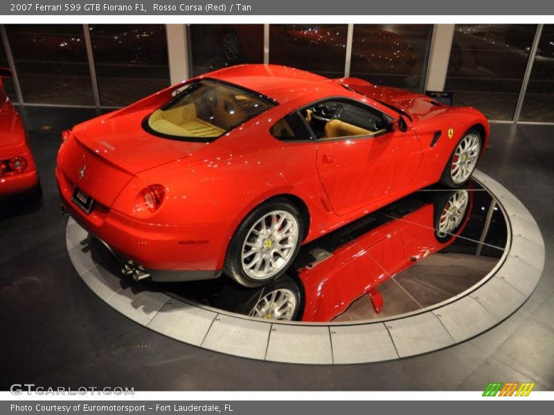 Rosso Corsa (Red) / Tan 2007 Ferrari 599 GTB Fiorano F1