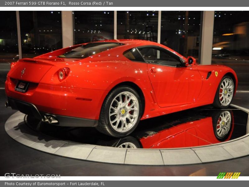 Rosso Corsa (Red) / Tan 2007 Ferrari 599 GTB Fiorano F1