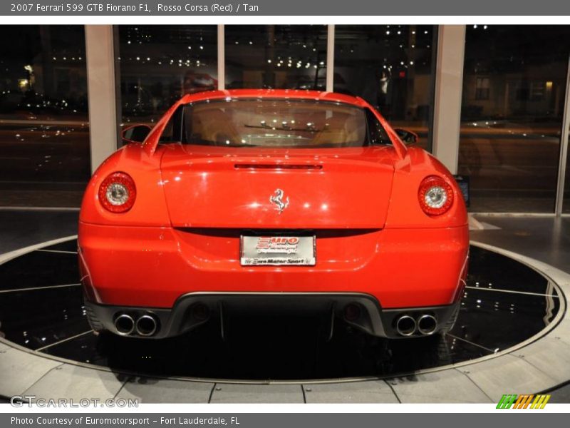 Rosso Corsa (Red) / Tan 2007 Ferrari 599 GTB Fiorano F1