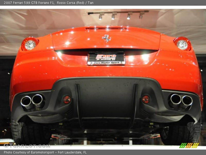 Rosso Corsa (Red) / Tan 2007 Ferrari 599 GTB Fiorano F1