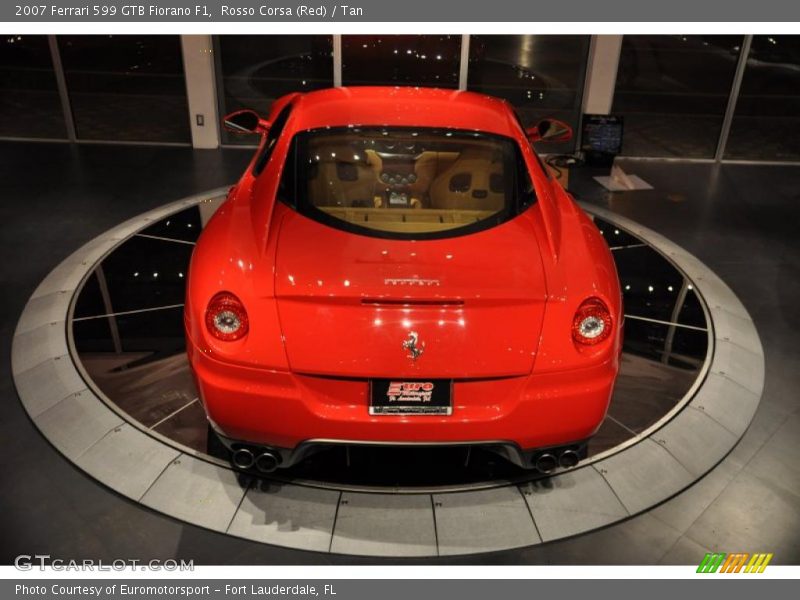 Rosso Corsa (Red) / Tan 2007 Ferrari 599 GTB Fiorano F1