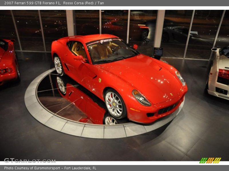 Rosso Corsa (Red) / Tan 2007 Ferrari 599 GTB Fiorano F1