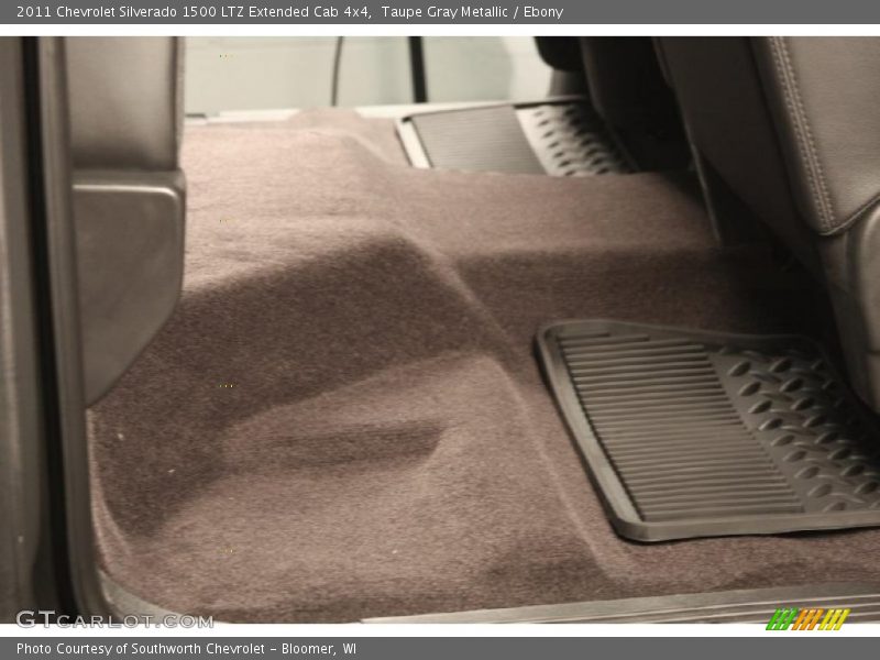 Taupe Gray Metallic / Ebony 2011 Chevrolet Silverado 1500 LTZ Extended Cab 4x4