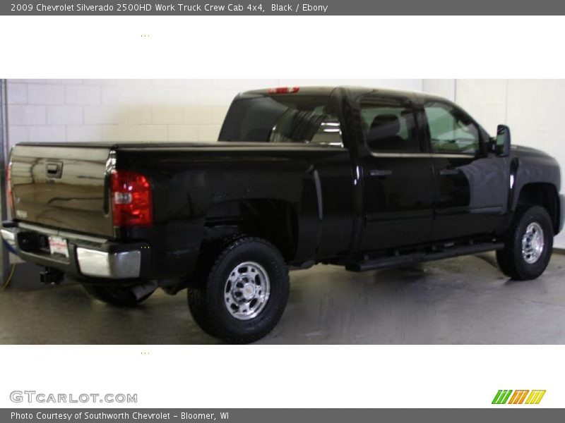Black / Ebony 2009 Chevrolet Silverado 2500HD Work Truck Crew Cab 4x4