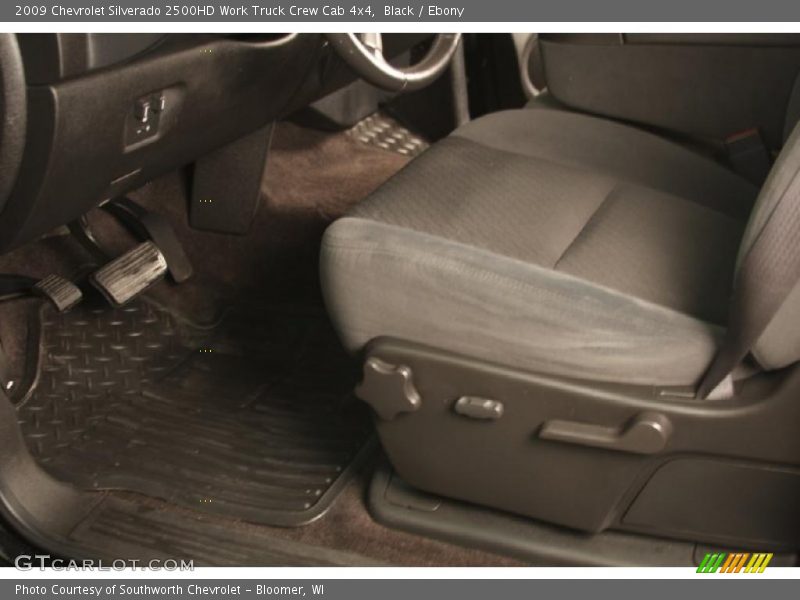 Black / Ebony 2009 Chevrolet Silverado 2500HD Work Truck Crew Cab 4x4