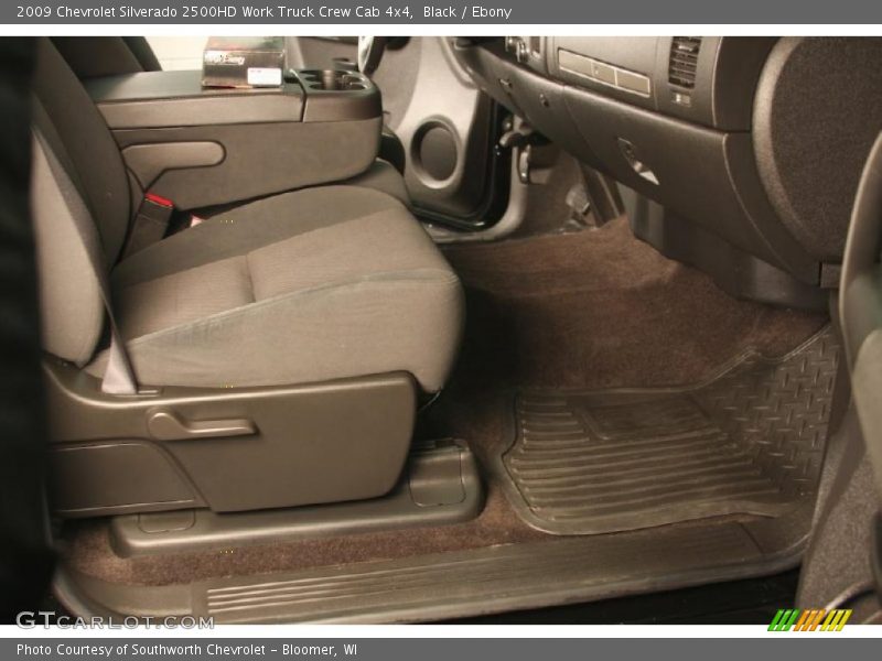 Black / Ebony 2009 Chevrolet Silverado 2500HD Work Truck Crew Cab 4x4