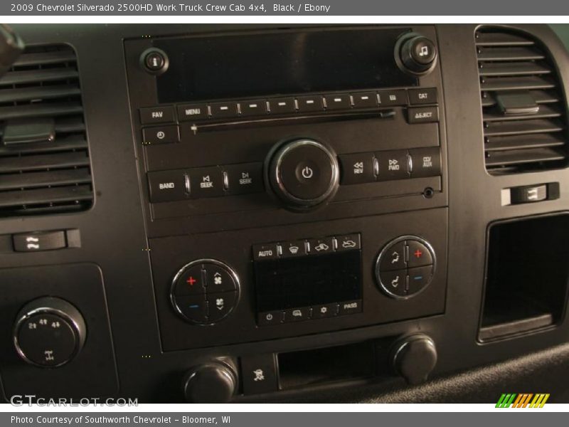 Black / Ebony 2009 Chevrolet Silverado 2500HD Work Truck Crew Cab 4x4