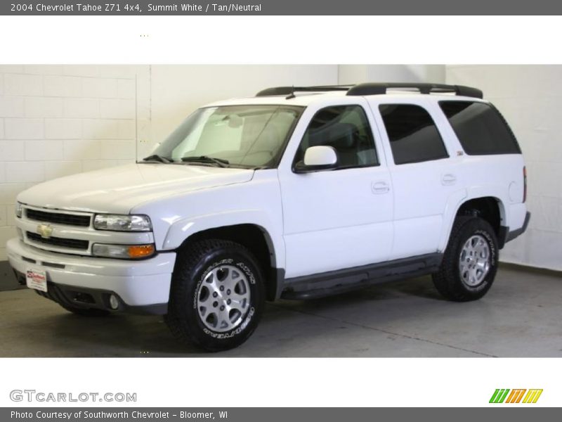 Summit White / Tan/Neutral 2004 Chevrolet Tahoe Z71 4x4