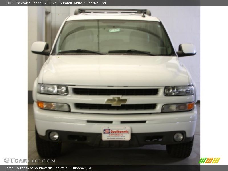 Summit White / Tan/Neutral 2004 Chevrolet Tahoe Z71 4x4