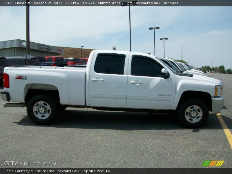 Summit White / Light Cashmere/Dark Cashmere 2010 Chevrolet Silverado 2500HD LTZ Crew Cab 4x4