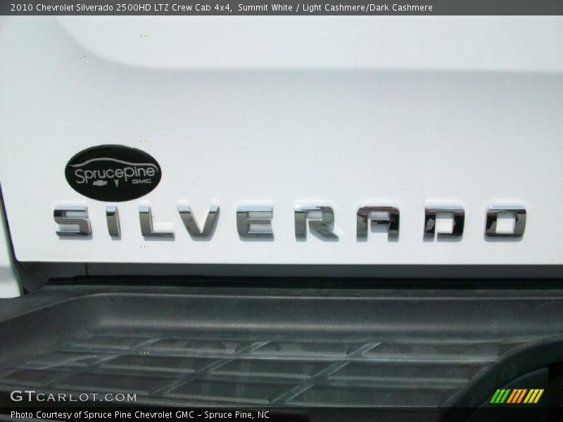 Summit White / Light Cashmere/Dark Cashmere 2010 Chevrolet Silverado 2500HD LTZ Crew Cab 4x4