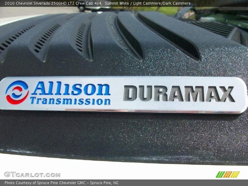 Summit White / Light Cashmere/Dark Cashmere 2010 Chevrolet Silverado 2500HD LTZ Crew Cab 4x4