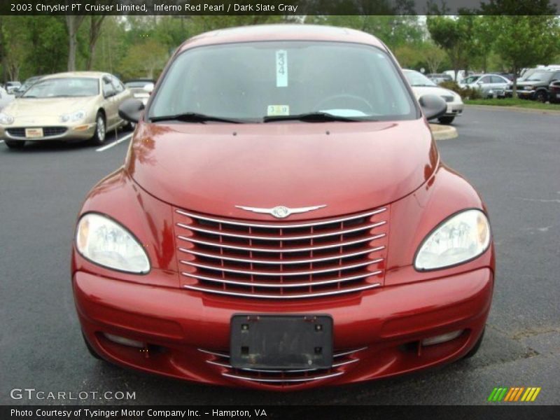 Inferno Red Pearl / Dark Slate Gray 2003 Chrysler PT Cruiser Limited
