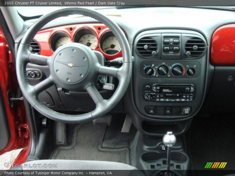 Dashboard of 2003 PT Cruiser Limited