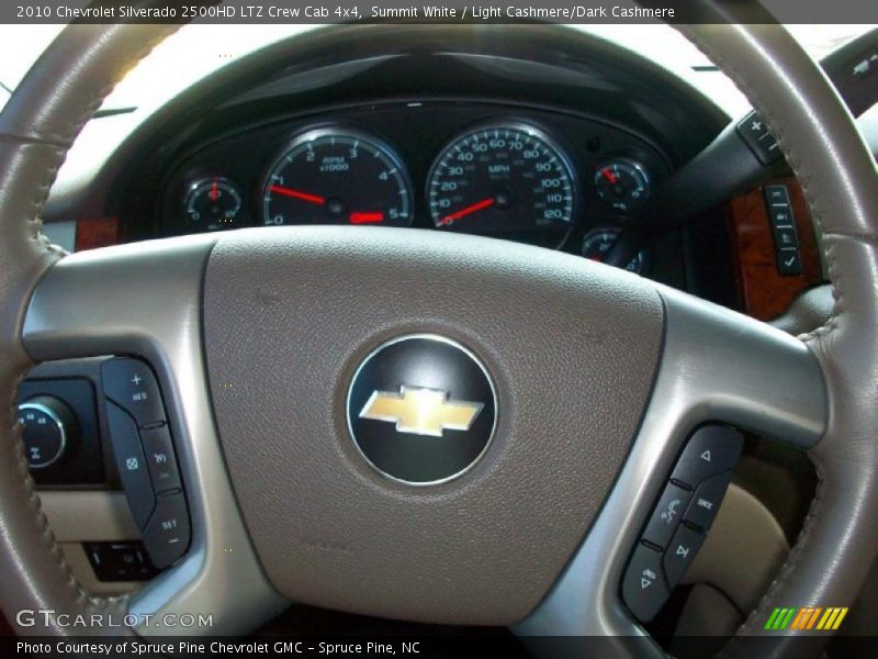 Summit White / Light Cashmere/Dark Cashmere 2010 Chevrolet Silverado 2500HD LTZ Crew Cab 4x4