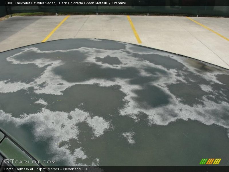 Dark Colorado Green Metallic / Graphite 2000 Chevrolet Cavalier Sedan
