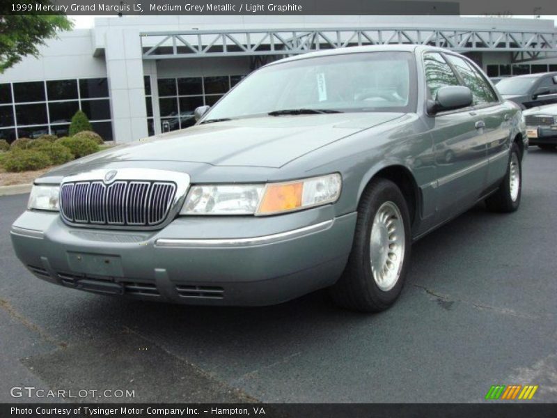 Medium Grey Metallic / Light Graphite 1999 Mercury Grand Marquis LS