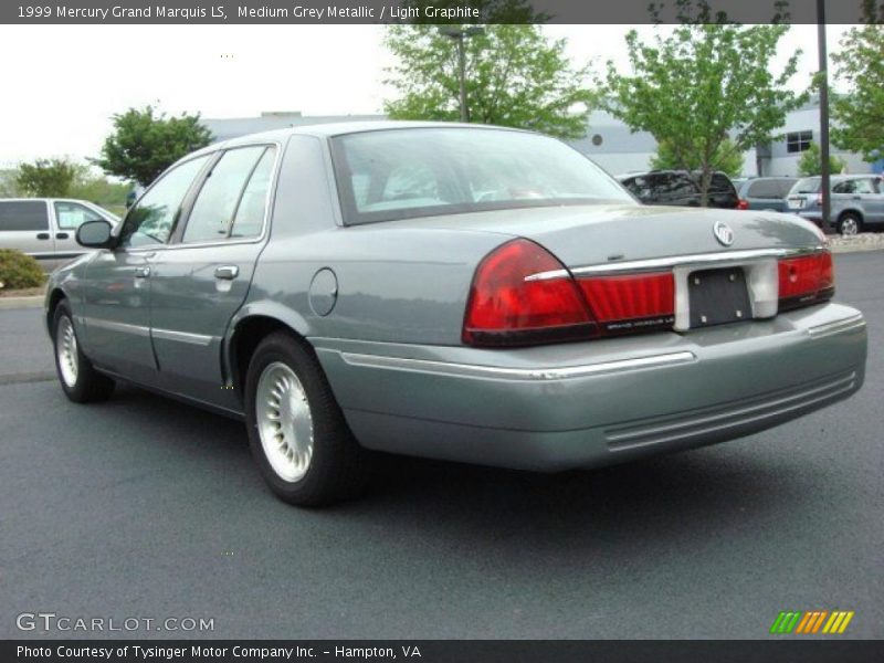 Medium Grey Metallic / Light Graphite 1999 Mercury Grand Marquis LS