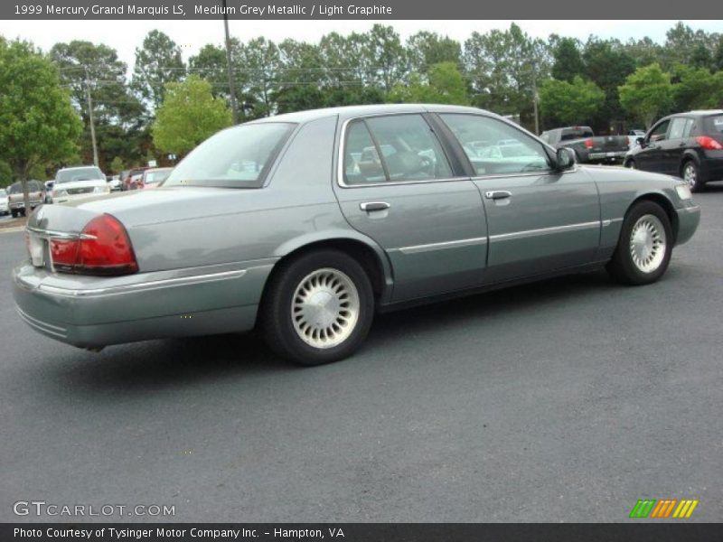 Medium Grey Metallic / Light Graphite 1999 Mercury Grand Marquis LS