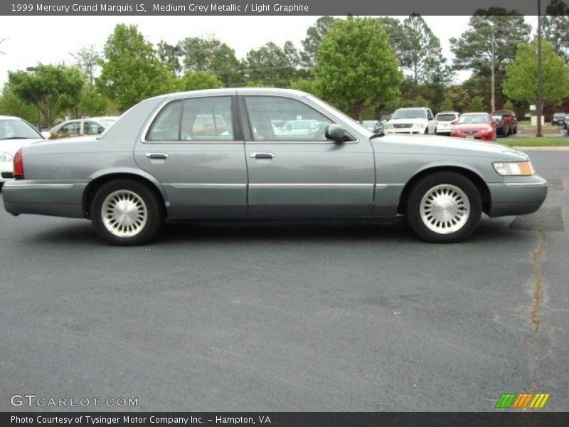 Medium Grey Metallic / Light Graphite 1999 Mercury Grand Marquis LS