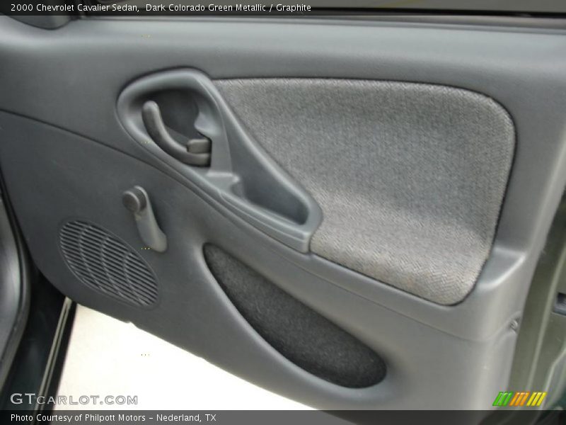 Dark Colorado Green Metallic / Graphite 2000 Chevrolet Cavalier Sedan