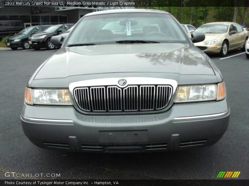 Medium Grey Metallic / Light Graphite 1999 Mercury Grand Marquis LS