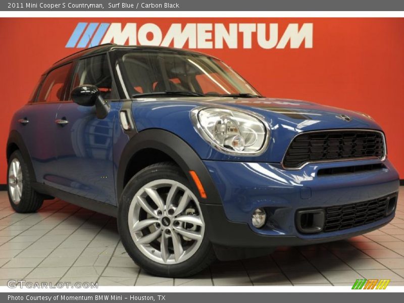 Surf Blue / Carbon Black 2011 Mini Cooper S Countryman