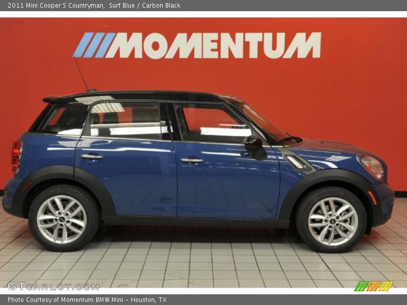 Surf Blue / Carbon Black 2011 Mini Cooper S Countryman