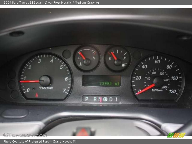 Silver Frost Metallic / Medium Graphite 2004 Ford Taurus SE Sedan