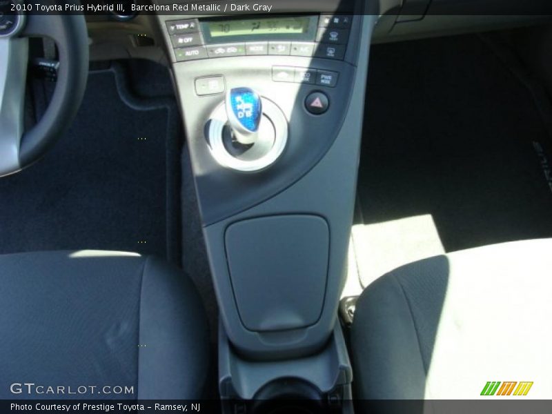 Barcelona Red Metallic / Dark Gray 2010 Toyota Prius Hybrid III
