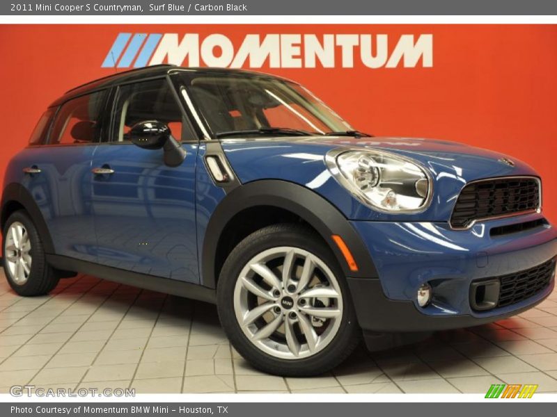Surf Blue / Carbon Black 2011 Mini Cooper S Countryman